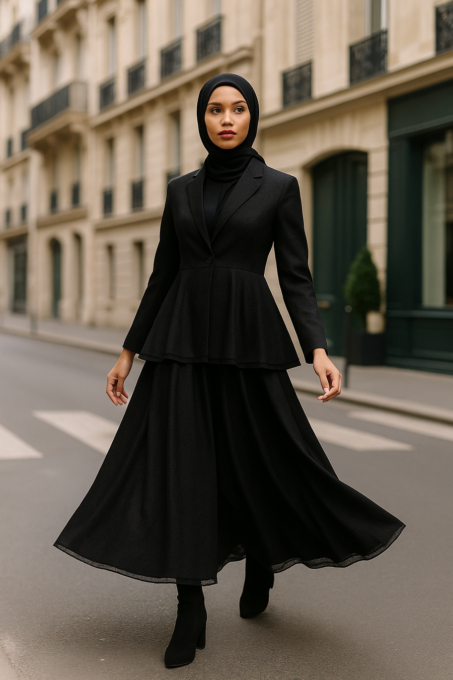 Layered Grace Flare Skirt