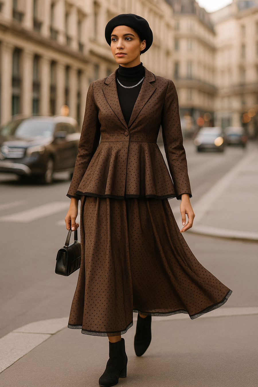 Layered Grace Flare Skirt