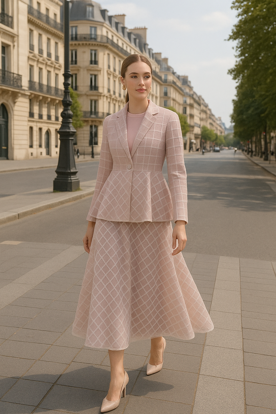 Layered Grace Flare Skirt