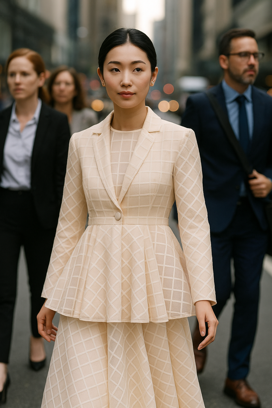Layered Grace Peplum Jacket