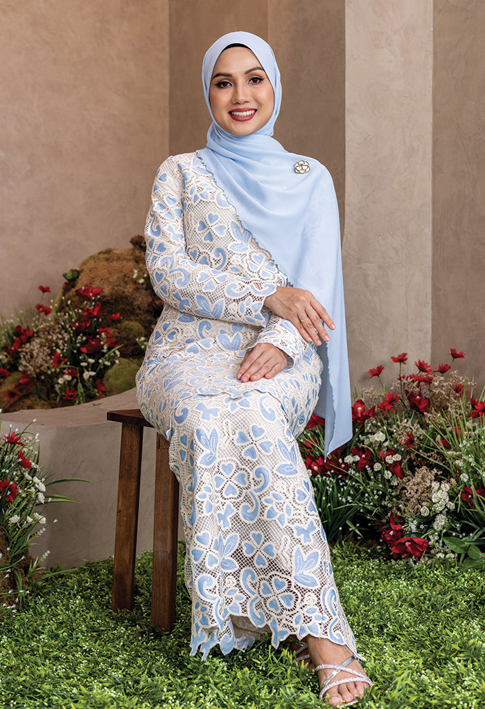 Shamsiah Embroidery Kurung Lace