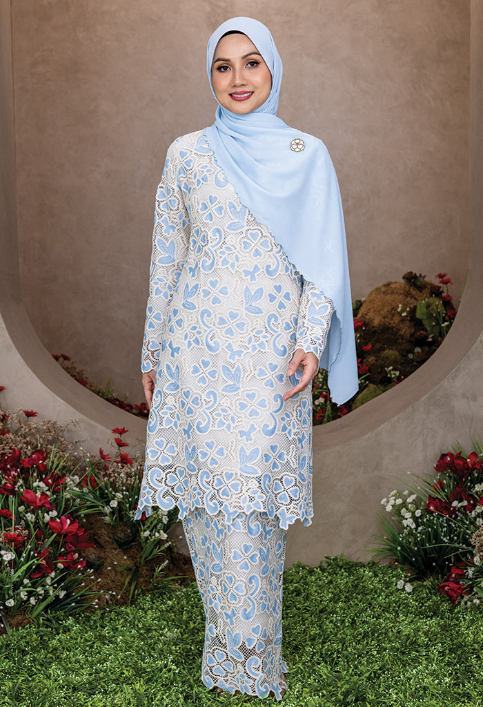 Shamsiah Embroidery Kurung Lace