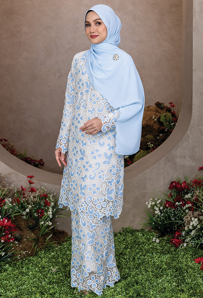 Shamsiah Embroidery Kurung Lace