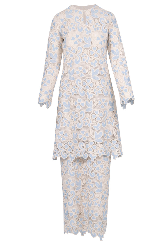 Shamsiah Embroidery Kurung Lace