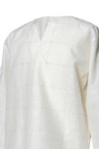 Plaid Linen Top