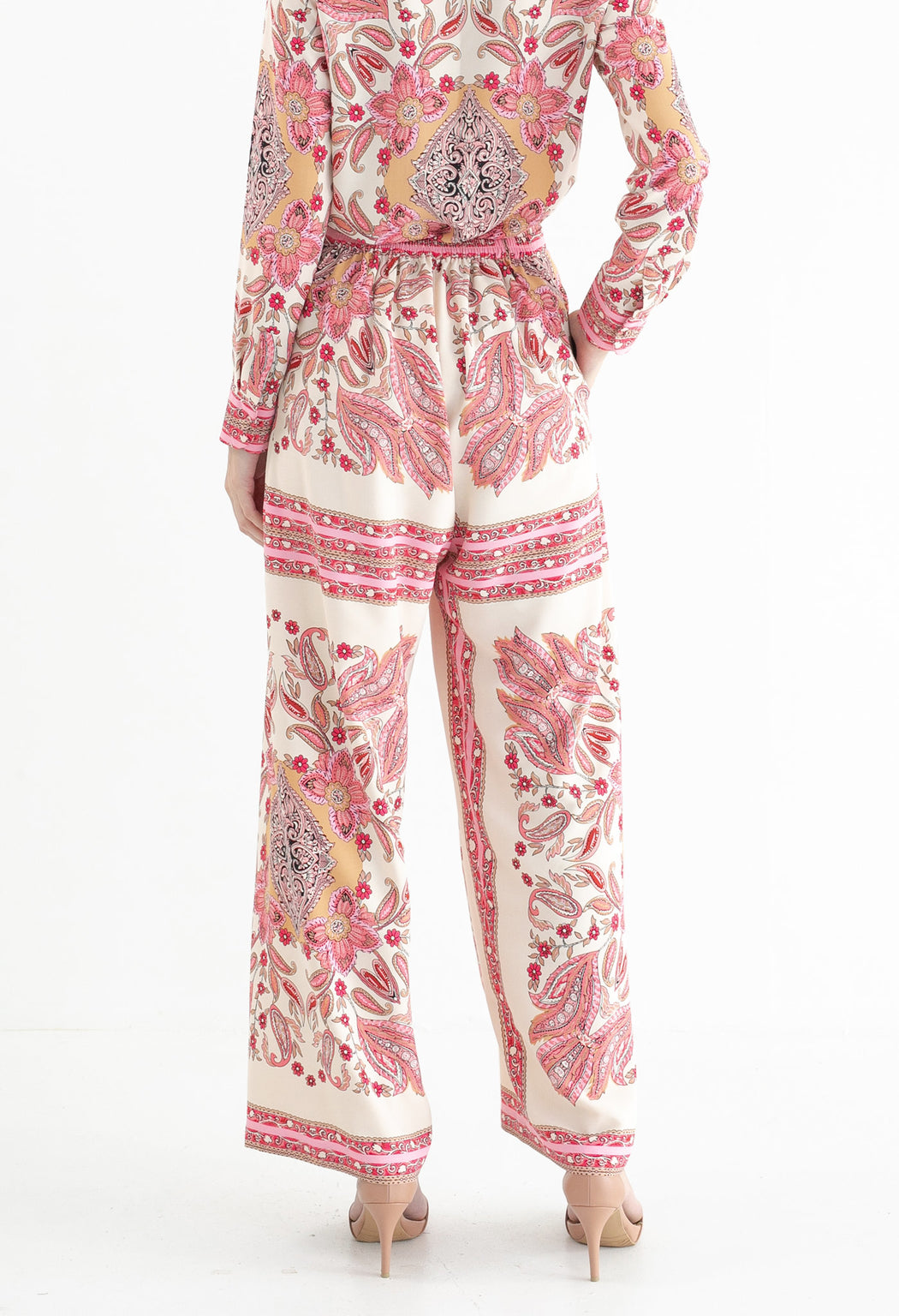 Paisley Garden Pull-On Ankle Pant