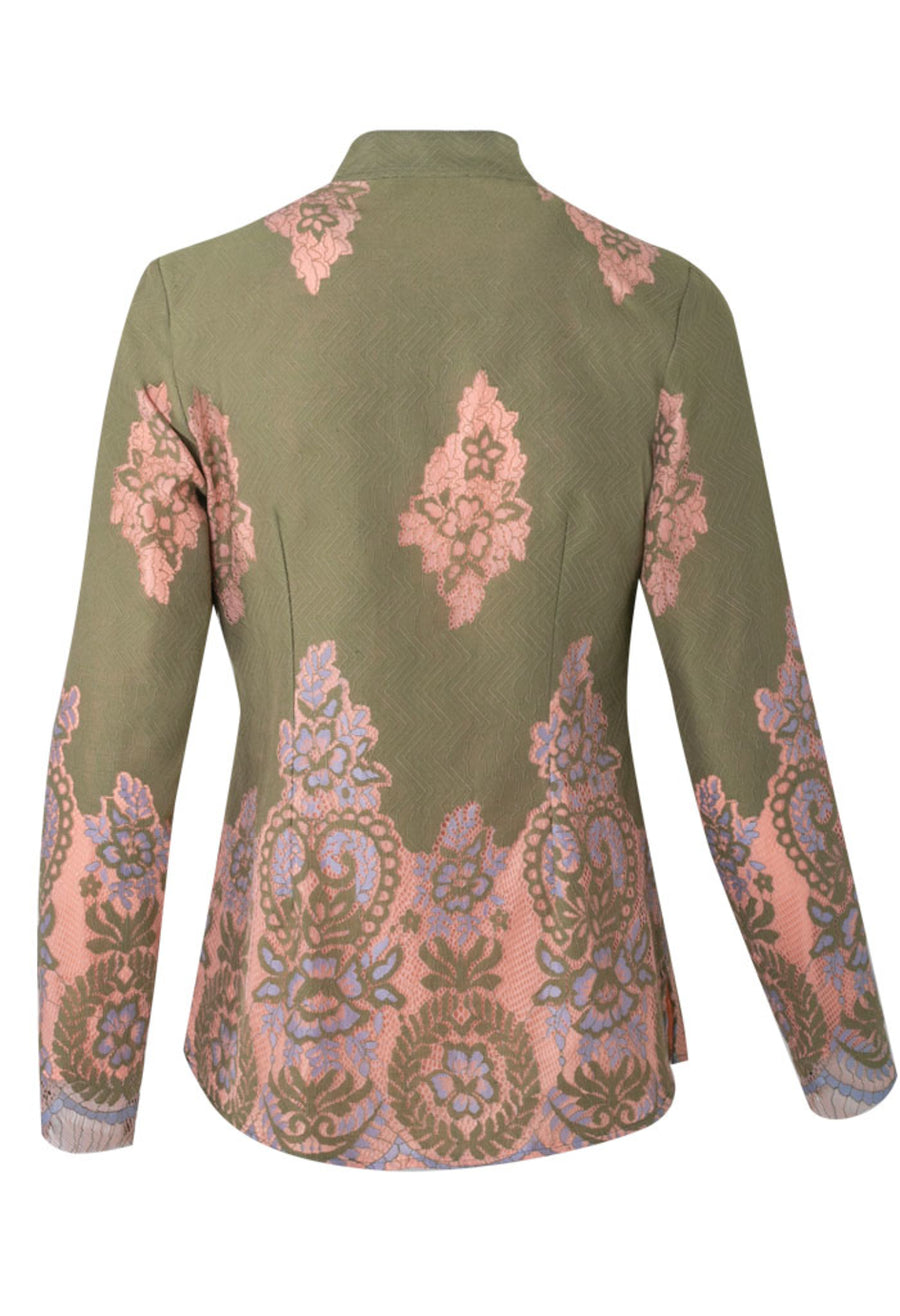 Zaitun Kebaya in Moss Green