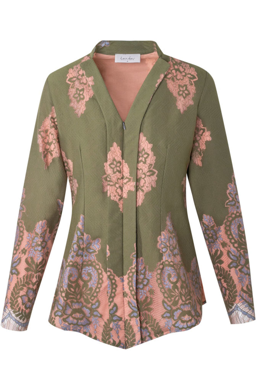 Zaitun Kebaya in Moss Green