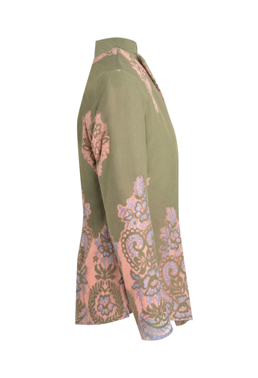 Zaitun Kebaya in Moss Green